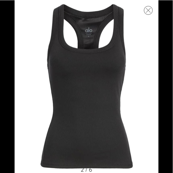ALO NEW Support Ribbed Racerback Tank - Picture 2 of 9